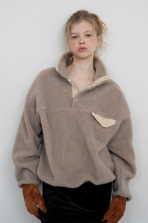 Анорак Teddy Fleece, Mocha