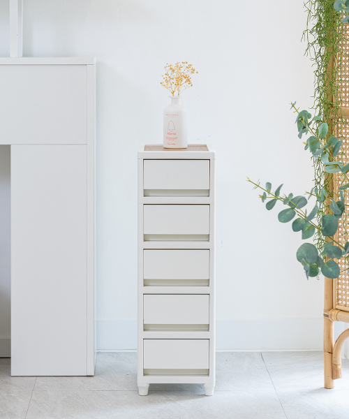 프랑코 콤팩트 서랍장 슬림(19cm) 5단