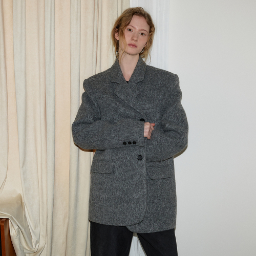 Blur Wool Jacket (Gray)