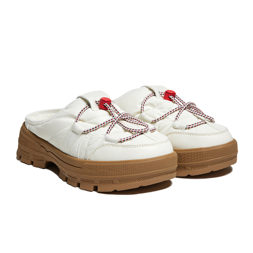 헌터() [WOMEN] 익스플로러 온 레이스 업 뮬 - 화이트윌로우/검 HDWK100FMZWWG 상품 이미지