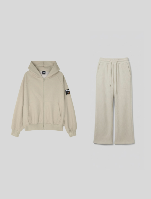와플 기모 셋업 [BEIGE]