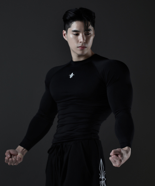 Компрессионный лонгслив Techfit [Black]
