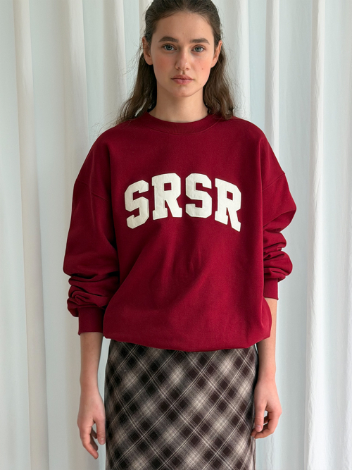 SRSR PATCH SWEATSHIRT - RED