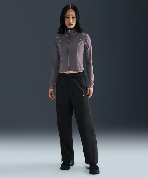 Брюки Sportswear Classic Mid-Rise Open Hem W - Black/Sail / HV2325-010