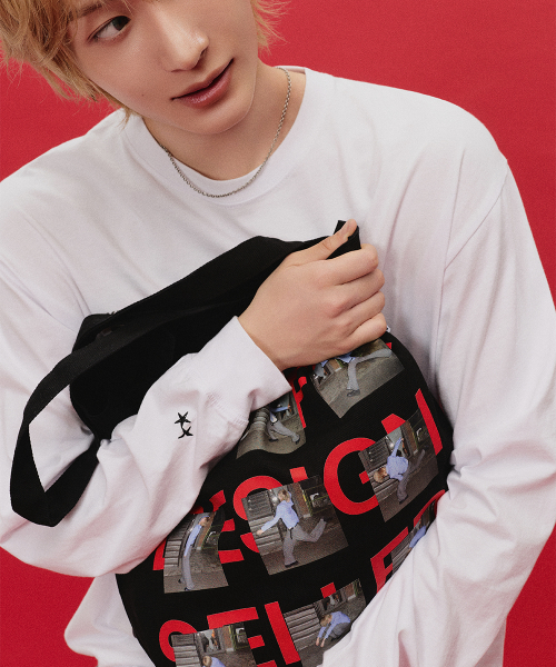 카비시() CAVISH × KickFlip Donghwa DON’T STOP BAG BLACK(CV2FFUAB40C) 상품 이미지