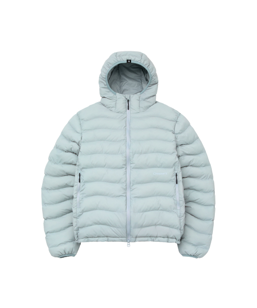 Легкий пуховик Shade Logo Wave (Blue Grey)