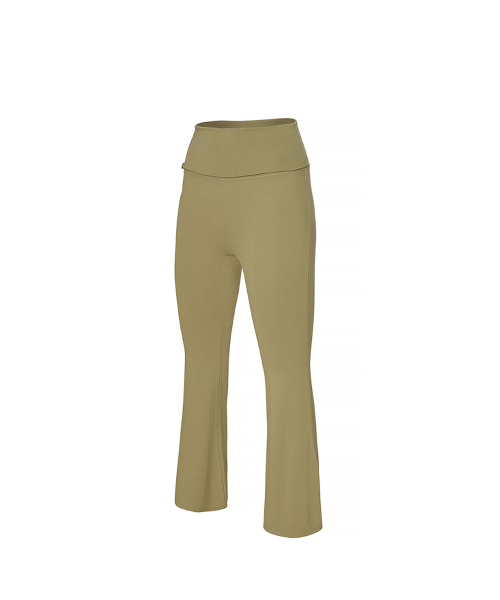 Melting Touch Relax буткат брюки 3/4 Mellow Khaki XWFTP11H3