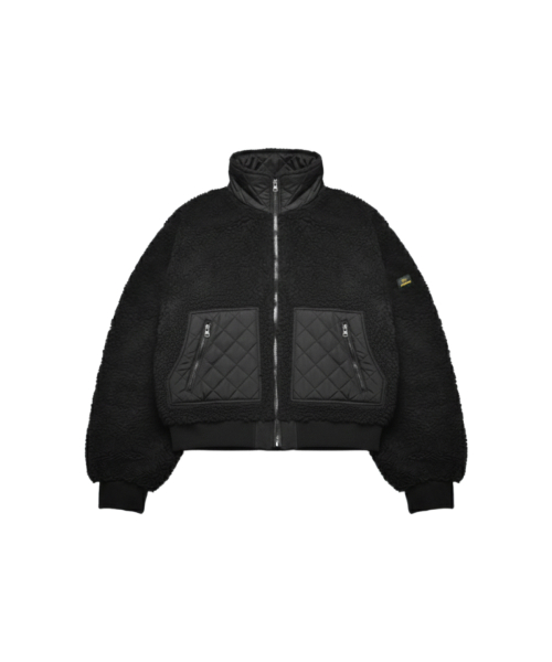 Стеганая куртка-чебурашка ABH358-221 Black