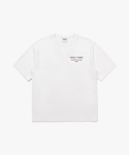 디아도라() [DIADORA by PALMES] 레거시 반팔 티셔츠 2 WHITE 상품 이미지