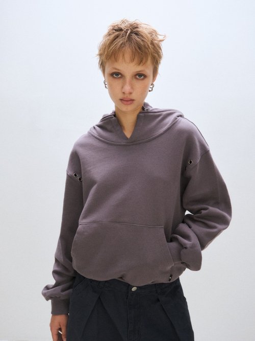 TWO-WAY HOOD, GRAY