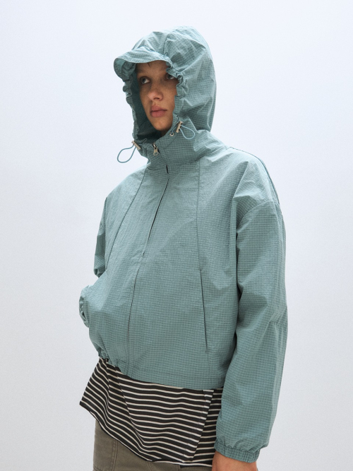 LIGHT WIND SHELL JACKET, MINT FOG