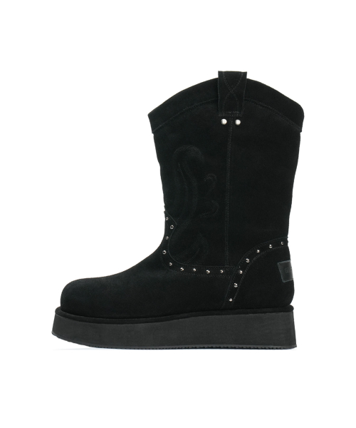 이크닉() [X ODOR] WESTERN FUR BOOTS / BLACK 상품 이미지