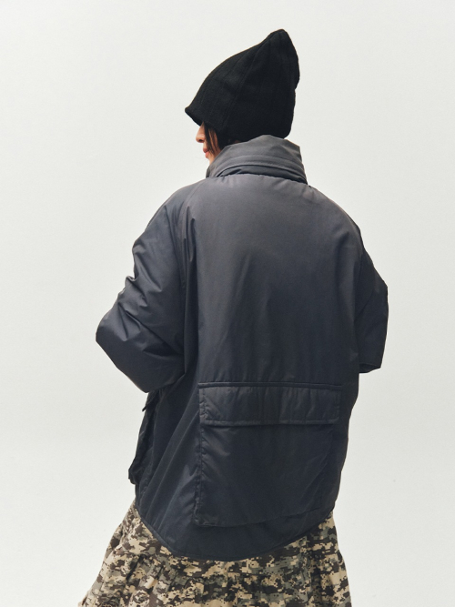 POCKET FIELD PARKA, DARK GRAY
