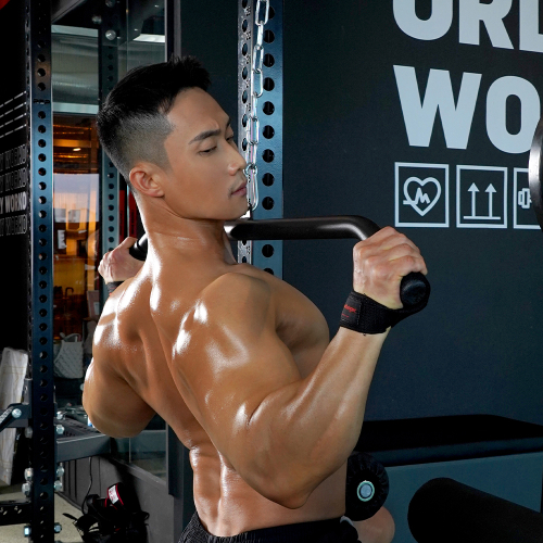 하빈져() 크로스핏 패디드 코튼 리프팅 스트랩 블랙 PKG 상품 이미지