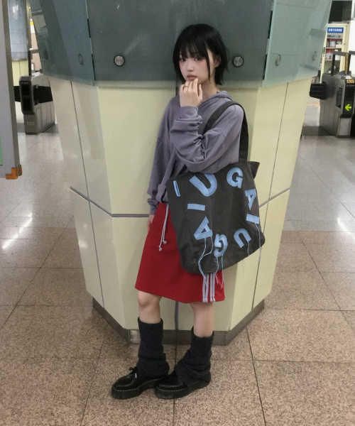 이우가마카라스 IUGA Big Shopper Bag (Charcoal)
