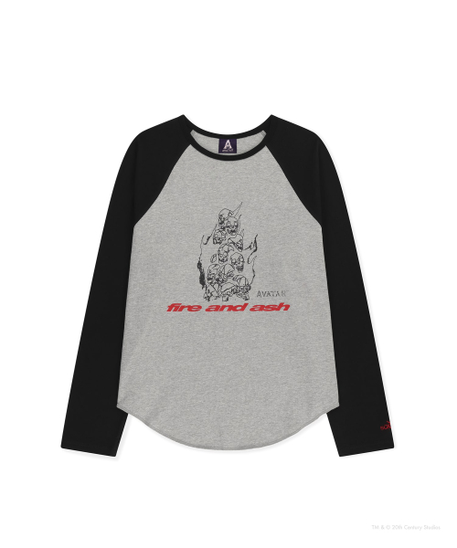 [AVATAR] Raglan LS Tee Heather Grey