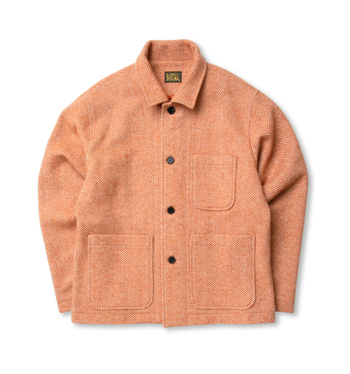 BLACK PP OG Classic Short Coat Herringbone