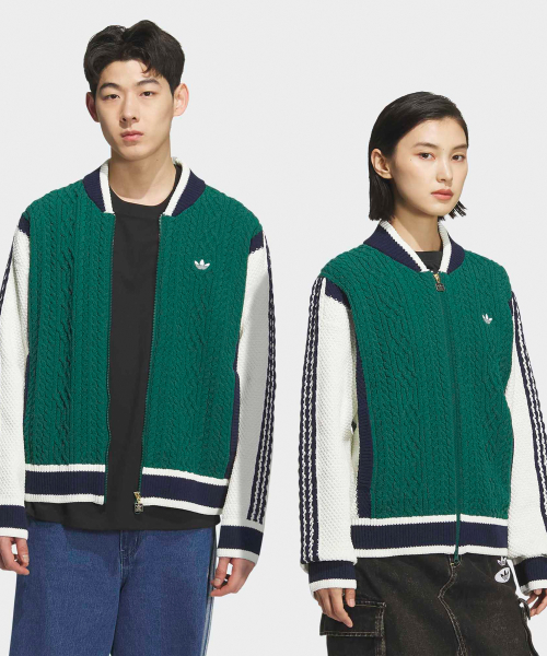 아디다스() 레트로 리믹스 가디건 - 그린 / KS5962 상품 이미지
