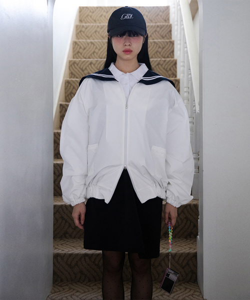 SAILOR NECK WIND JUMPER