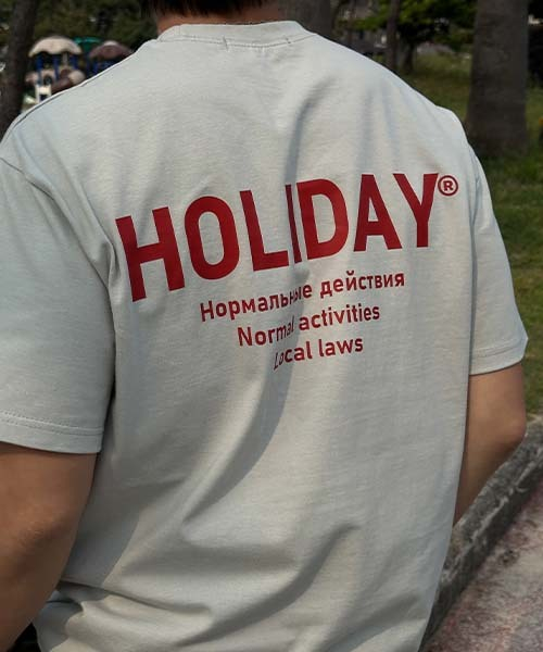 [Big Size XL-6XL] Make sure to hide футболка 5 colors Holiday оверсайз Fit короткий-Sleeved футболка