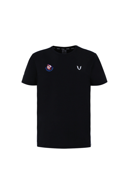 신인감독 김연경() 원더독스 라운드 반소매 티셔츠 블랙 상품 이미지