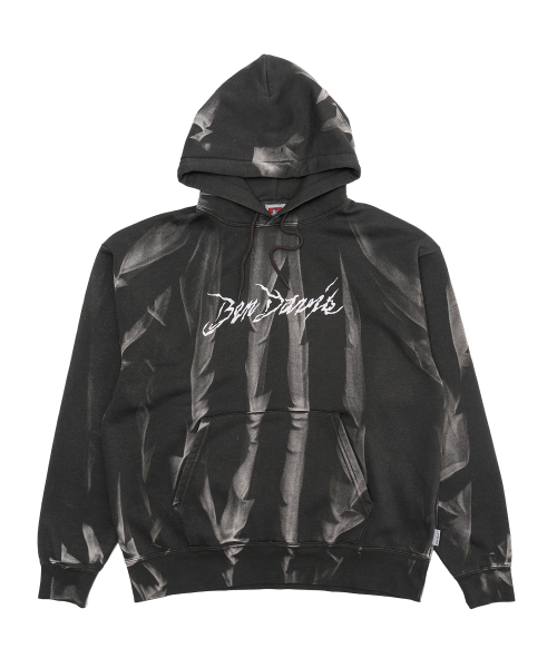 Худи с графикой Line Bleach, Charcoal Brown