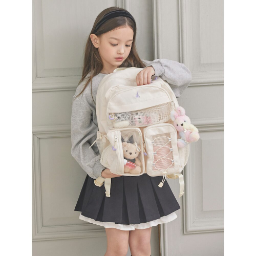 빈폴 키즈() 고학년 메시 책가방  베이지 (BI61D4U17A) 상품 이미지