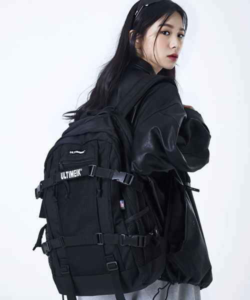 7905 Mesh карман Backpack черный