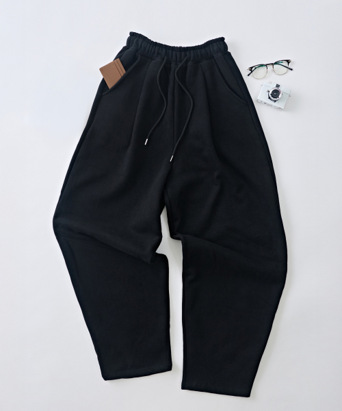 Мягкие джоггеры с начесом (Black)