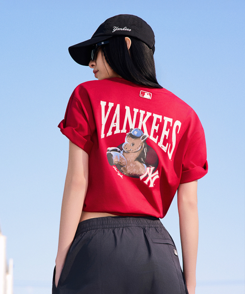 Футболка с графикой лошади NY, D.Red