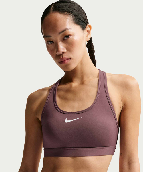 Спортивный бра Nike Swoosh Medium DX6822-502, White