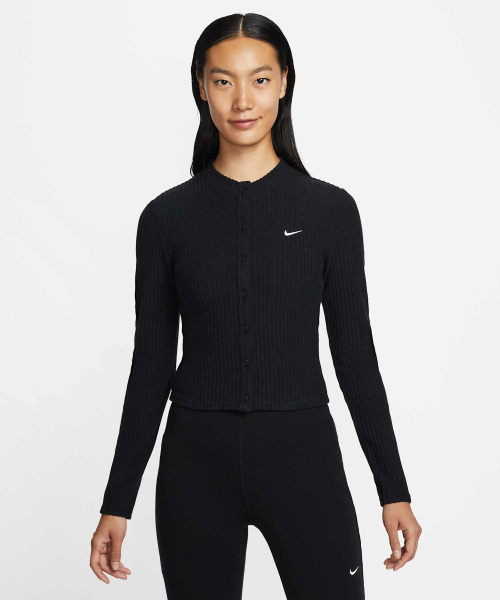 Кардиган Sportswear Chill Knit Slim Wide Rib W - Black:Sail / IF0235-010