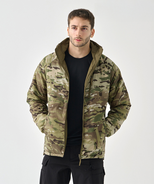 Двусторонняя зимняя куртка Keydon Camo Grom/Adaptive Green