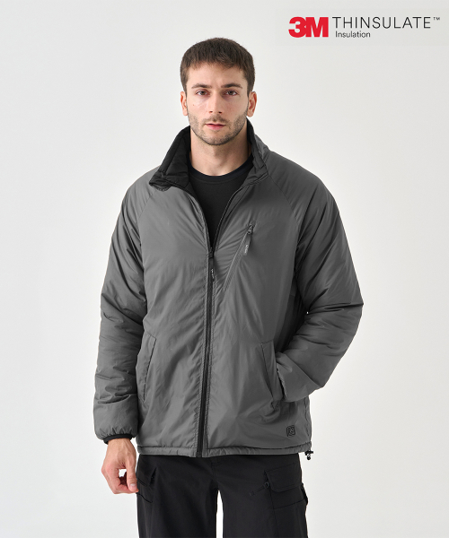 Двусторонняя зимняя куртка Keydon Black/Shadow Grey