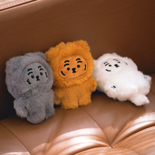무직타이거 털뭉치 뚱랑이 인형 키링 3종