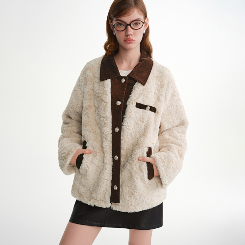 AR_Corduroy fur jacket