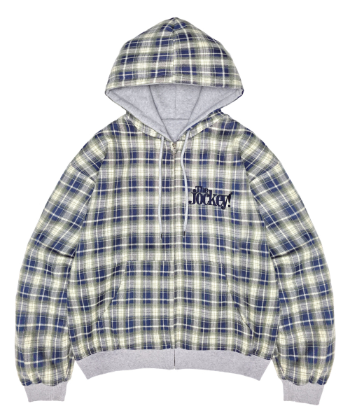 [Jezang Edition] Vicky Reversible Hoodie Zip-up Jacket [MelangeGray]