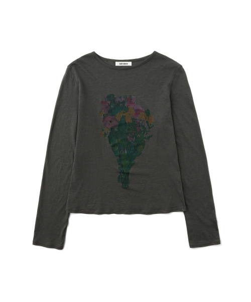 Bouquet Top (Charcoal)