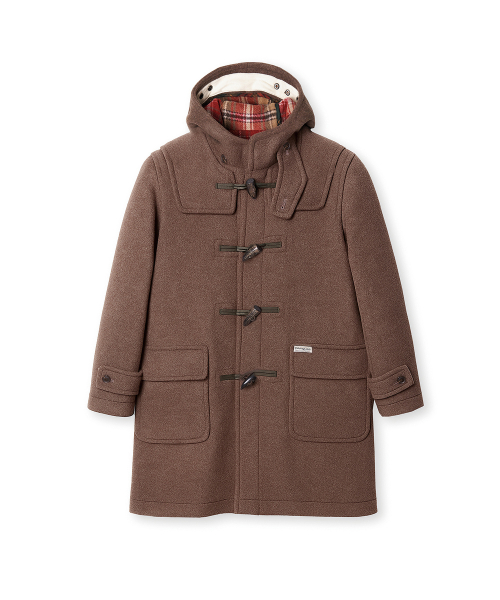 [London Tradition X Edinburgh Club] ERICA MENS DUFFLE COAT [D/MUSHROOM]