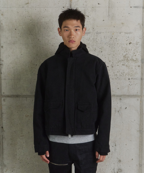 9999아카이브 High Neck Oblique Pocket Jacket