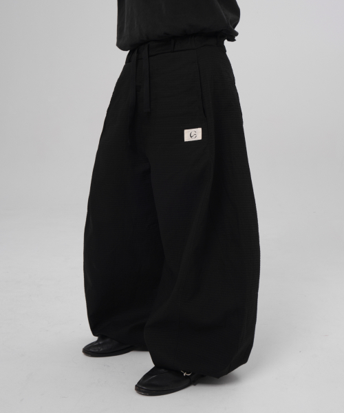 Double Weave Ripstop Parachute pants (black)