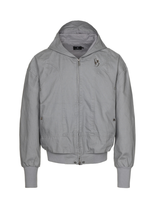 FORM CANVAS ZIP JACKET_CREY