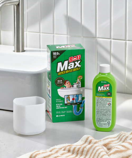 홈스타 맥스 세면대 배수관 클리너 3개