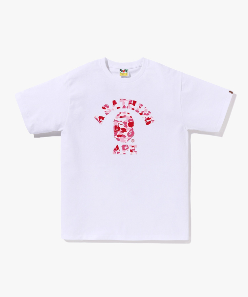 ABC Shirt(M) WHITE/PINK