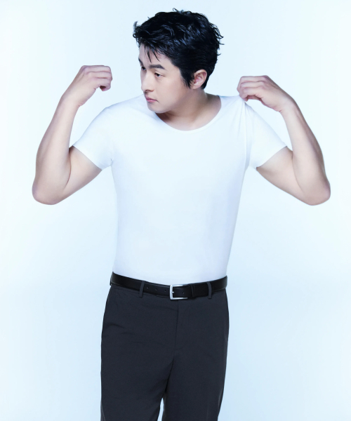 COOLTANDARD SCOOP NECK UNDERSHIRT [WHITE]
