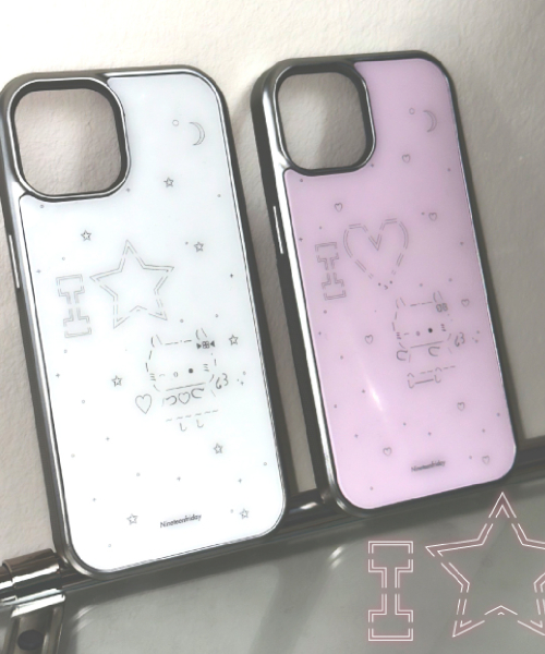 [Silver MagSafe] Angel Cat 실버 맥세이프 에폭시 키링 케이스