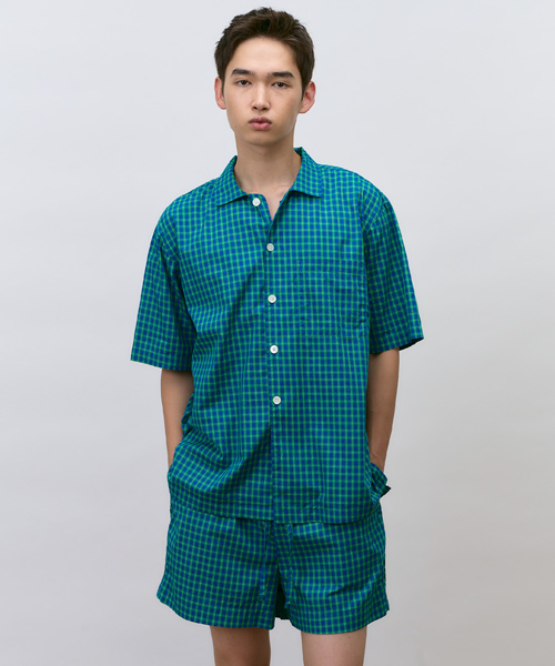 Summit Check Washed Short Shirt