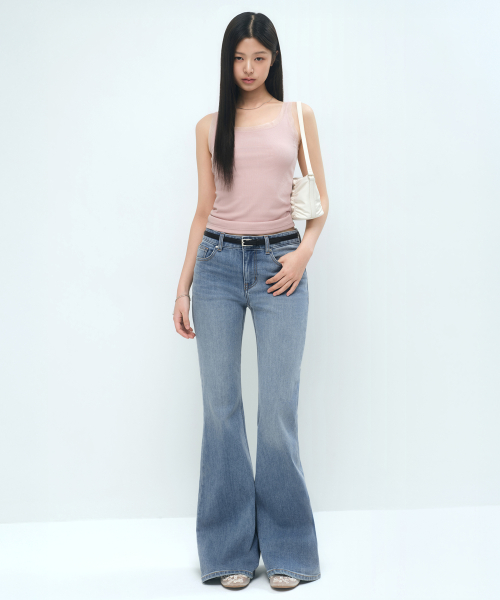 [Cool] Slim Flare Denim Pants