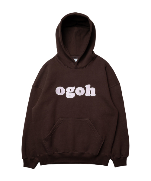 Худи OGOH с фирменным логотипом (Deep Mocha)