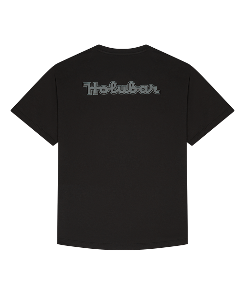 홀루바() Lettering Logo T Shirt Black 상품 이미지